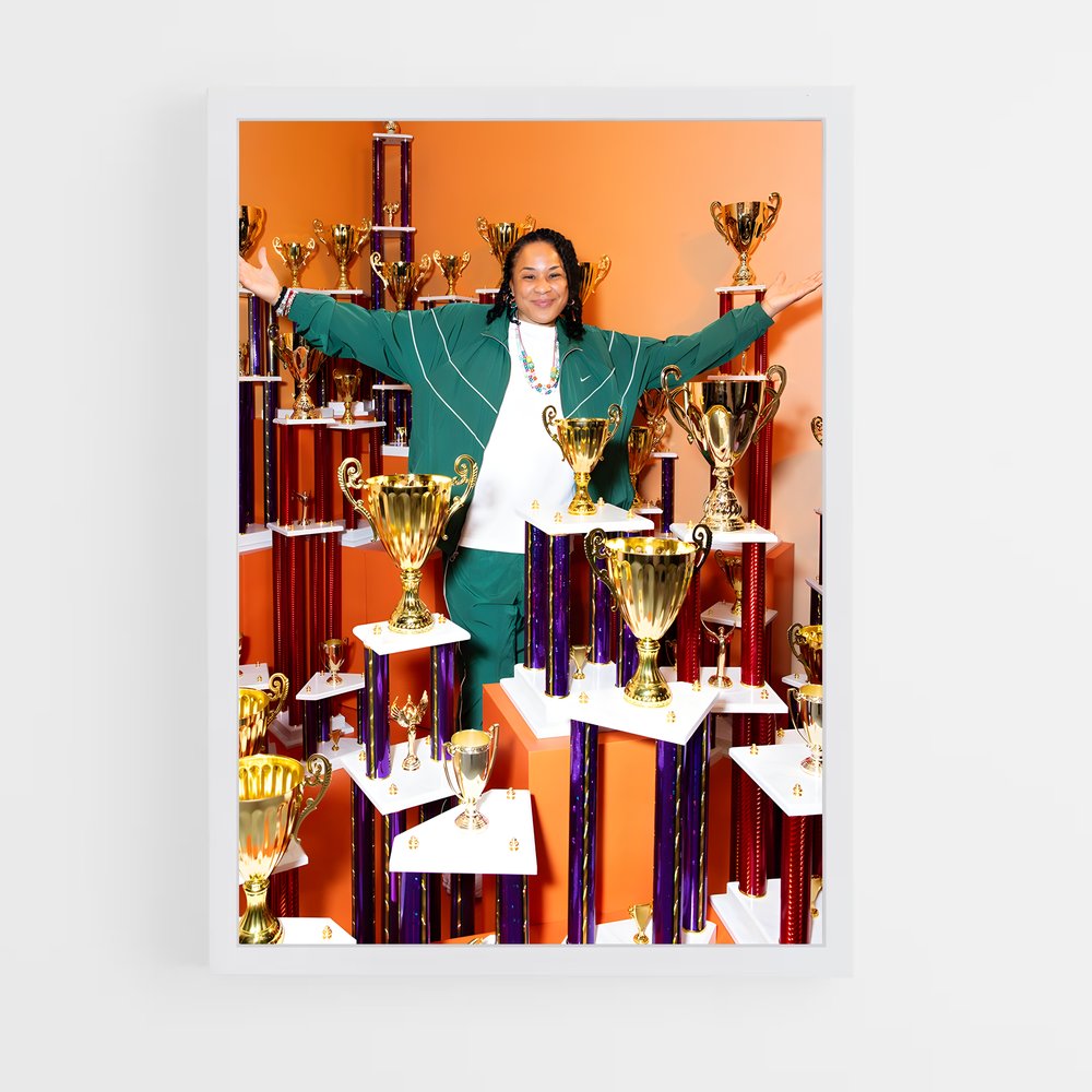 Poster Trophées en Or – affiche Basketball (vue 3)